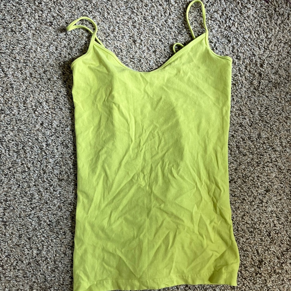 Forever 21 Neon Green Camisole Top